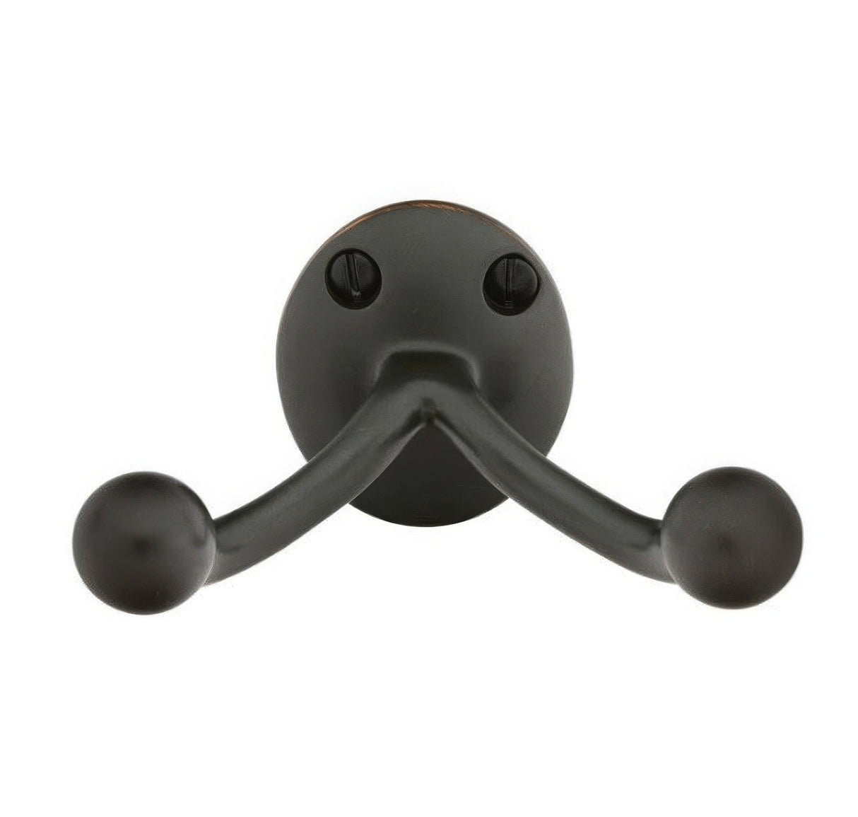 Emtek 2607US19 flat black robe hook