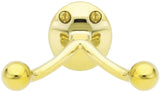 Emtek 2607US3NL unlacquered brass robe hook