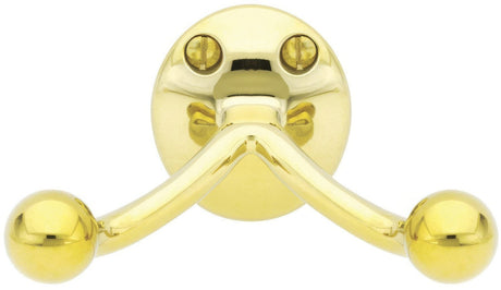 Emtek 2607US3NL unlacquered brass robe hook