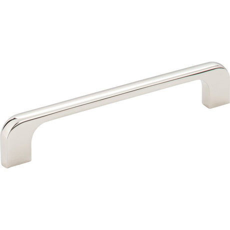 Jeffrey Alexander 264-128NI Alvar cabinet drawer pull in satin stainless, additional view