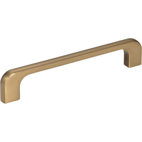 Jeffrey Alexander 264-128SBZ Alvar cabinet drawer pull in satin stainless, additional view