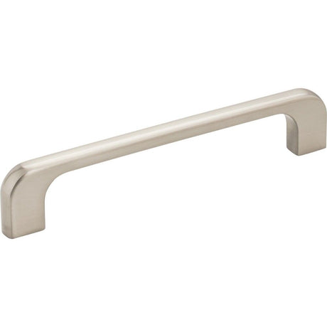 Jeffrey Alexander 264-128SN Alvar cabinet drawer pull in satin stainless, additional view