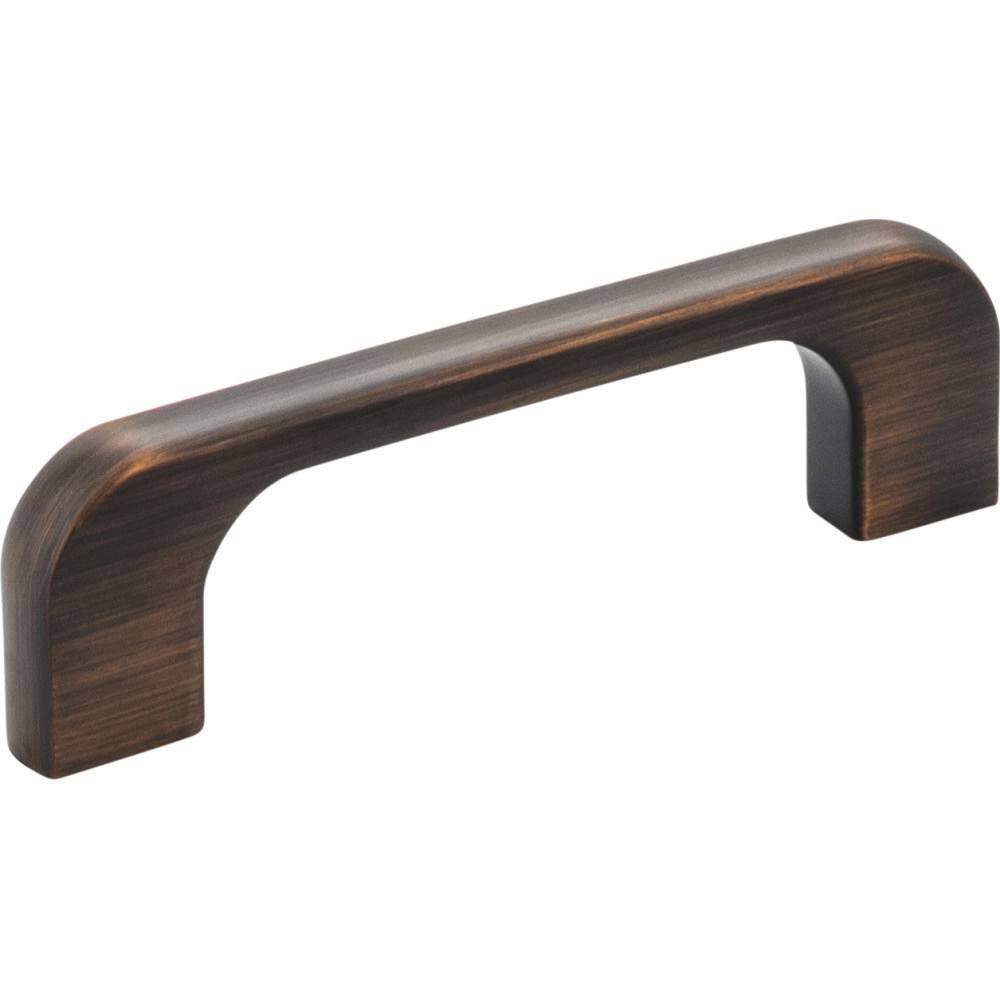 Jeffrey Alexander 264-3DBAC brushed oil rubbed bronze cabinet drawer pull