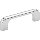 Jeffrey Alexander 264-3PC polished chrome cabinet drawer pull