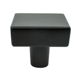 Berenson 2646-1055-P matte black square cabinet knob