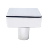Berenson 2656-1026-P polished chrome square cabinet knob