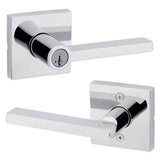 Kwikset 750HFLSQT Halifax Lever in Bright Chrome