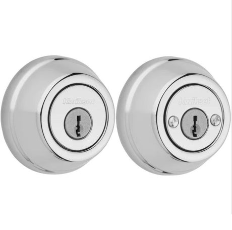Kwikset 785 Double Cylinder Deadbolt in Polished Brass