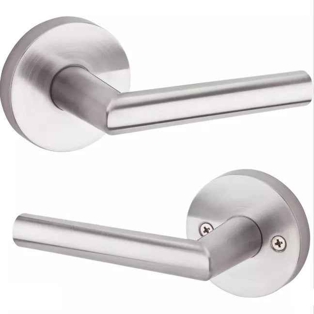 Kwikset 720MILRDT 20 Min UL Rated Milan Lever in Satin Chrome
