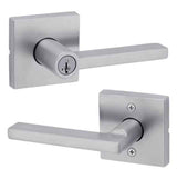 Kwikset 750HFLSQT Halifax Lever in Satin Chrome