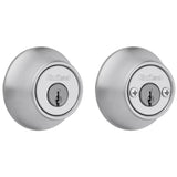 Kwikset 665 Double Cylinder Deadbolt in Satin Chrome