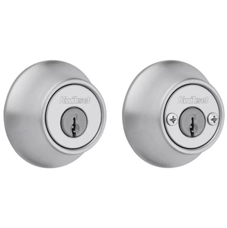 Kwikset 665 Double Cylinder Deadbolt in Satin Chrome