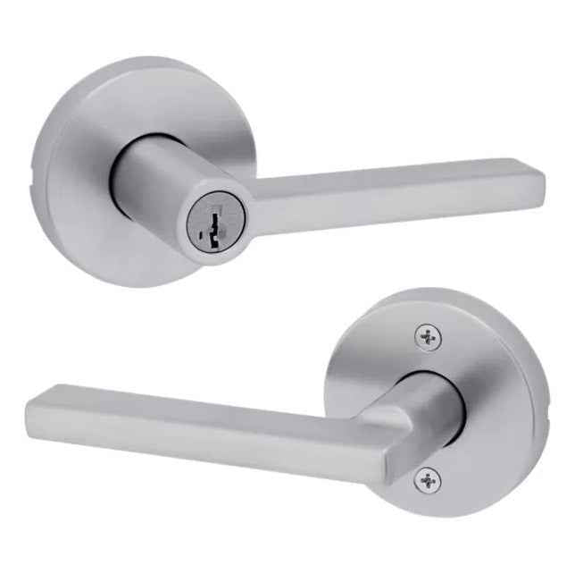 Kwikset 750HFLRDT Halifax Lever in Satin Chrome