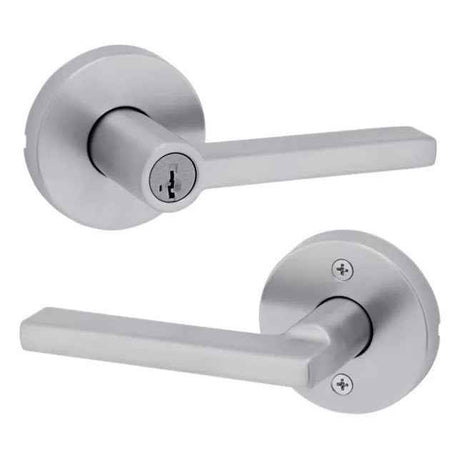 Kwikset 750HFLRDT Halifax Lever in Satin Chrome