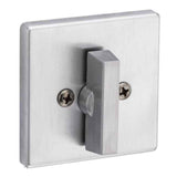 Kwikset 663SQT One Sided Turn Square Deadbolt in Satin Chrome