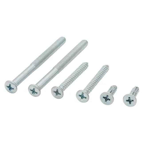 Kwikset 86171-002 660 Screw Pack for US26 Bright Chrome and US26D Satin Chrome in Bright Chrome and Satin Chrome