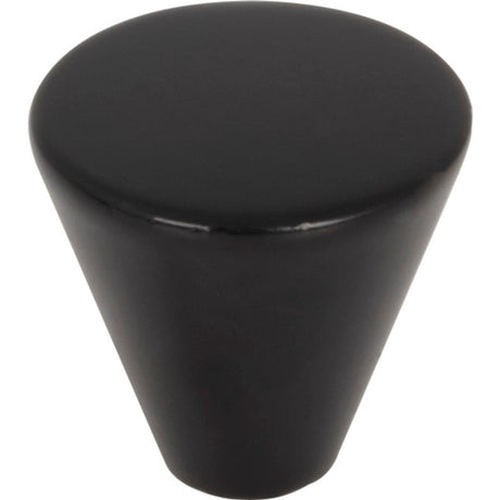 Elements 26MB matte black cabinet knob