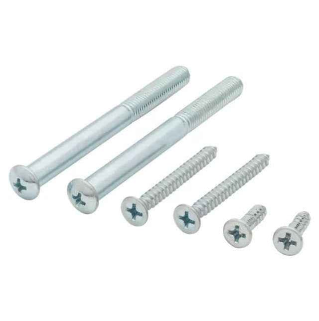 Kwikset Screw Pack for 780; 970; 980 Single Deadbolt in Bright Chrome and Satin Chrome