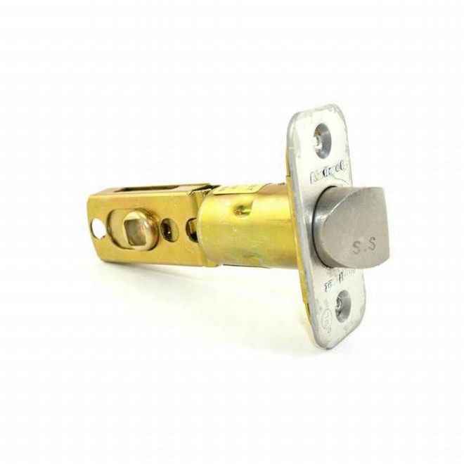 Kwikset 83521-004 Adjustable Radius Corner Spring Latch for US26 Bright Chrome and US26D Satin Chrome in Bright Chrome and Satin Chrome