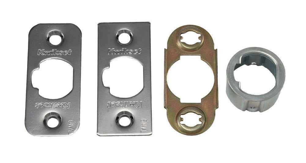 Kwikset 83714-004 Adjustable Plain Latch FD Rated for US26 Bright Chrome and US26D Satin Chrome in Bright Chrome and Satin Chrome