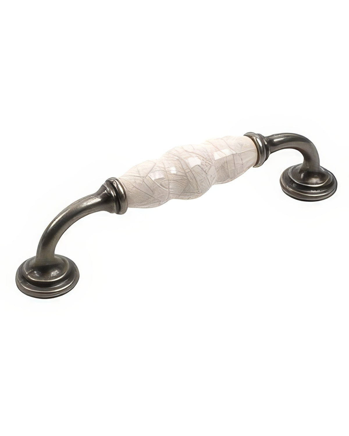Century Hardware 27438-OBBC oil rubbed bronze/brown crackle cabinet pull handle