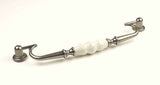 Century Hardware 27449-APGY antique pewter/grey crackle cabinet pull handle