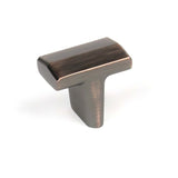 Century Hardware 27507-AZC antique bronze w/copper cabinet knob