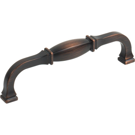 Jeffrey Alexander 278-128DBAC brushed oil rubbed bronze cabinet drawer pull