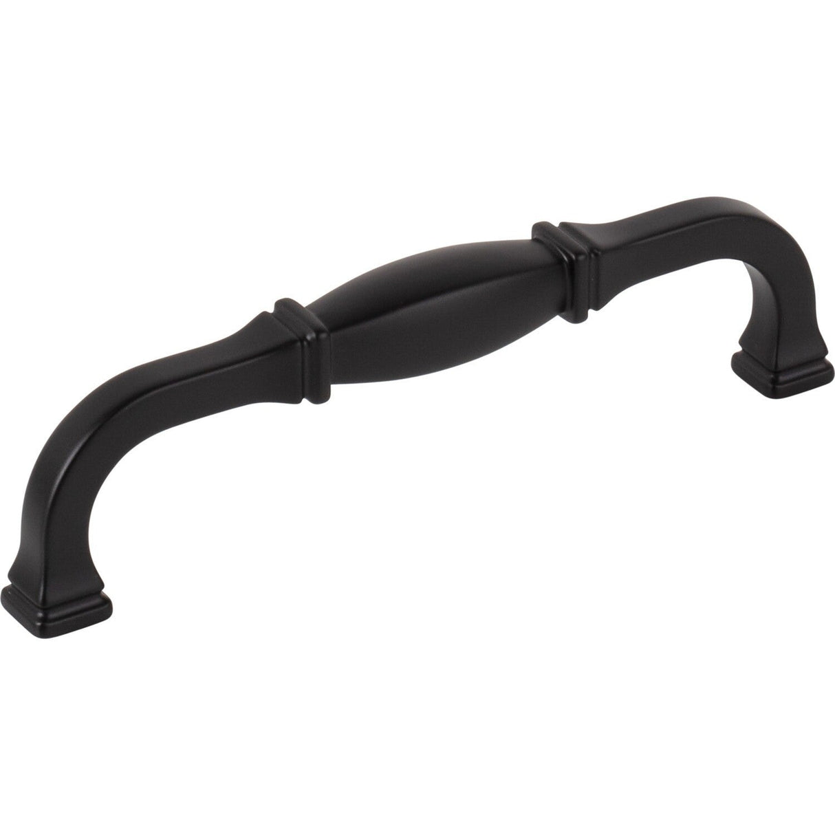Jeffrey Alexander 278-128MB matte black cabinet drawer pull