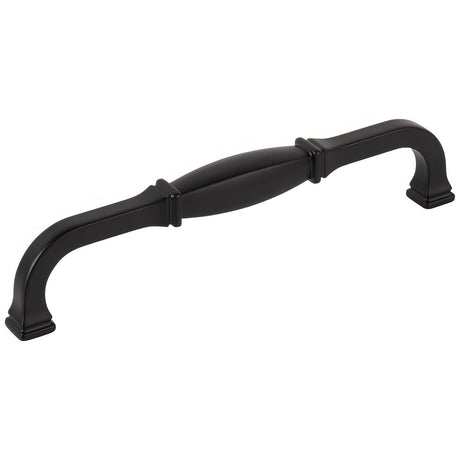 Jeffrey Alexander 278-160MB matte black cabinet drawer pull