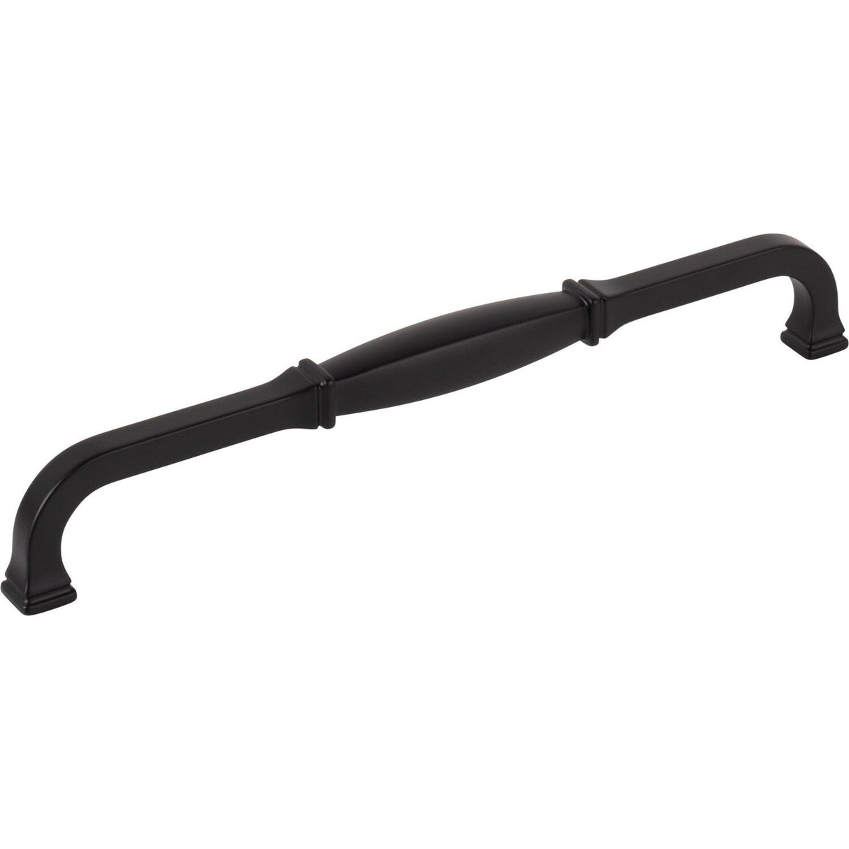 Jeffrey Alexander 278-224MB matte black cabinet drawer pull
