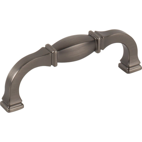 Jeffrey Alexander 278-96BNBDL brushed pewter cabinet drawer pull