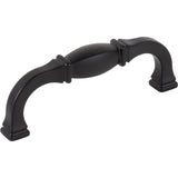 Jeffrey Alexander 278-96MB matte black cabinet drawer pull
