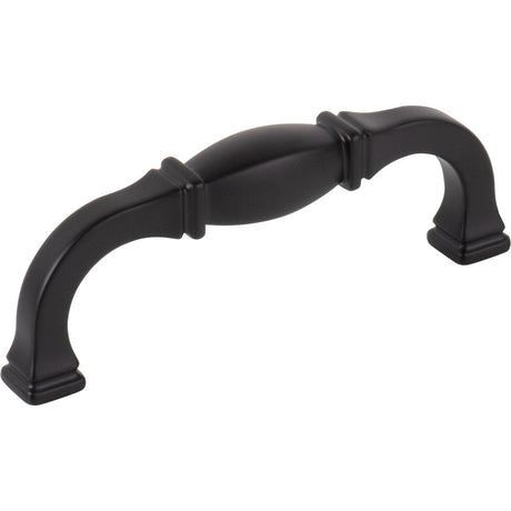 Jeffrey Alexander 278-96MB matte black cabinet drawer pull