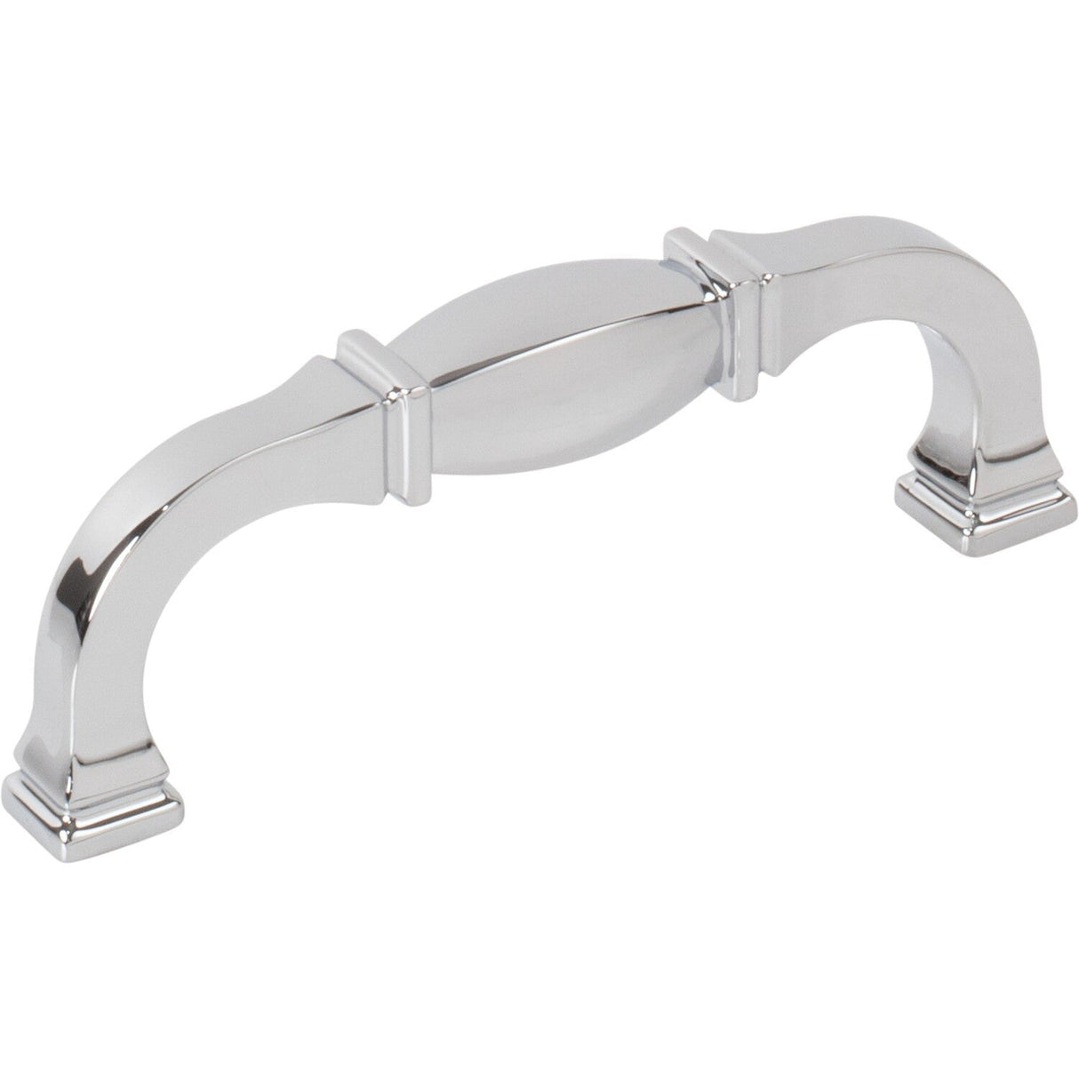 Jeffrey Alexander 278-96PC polished chrome cabinet drawer pull