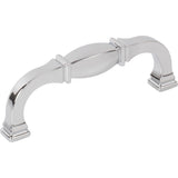 Jeffrey Alexander 278-96PC polished chrome cabinet drawer pull