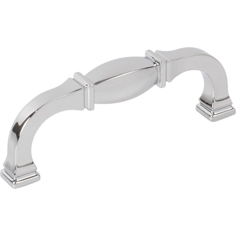 Jeffrey Alexander 278-96PC polished chrome cabinet drawer pull