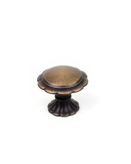 Century Hardware 27807-IB Fiori cabinet knob in satin stainless, additional view