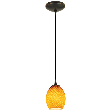 Access Lighting 28023-3C-ORB/AMBFB led pendant