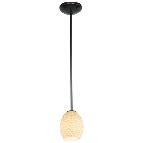 Access Lighting 28023-3R-ORB/WHTFB led pendant