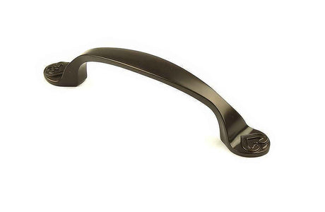 Century Hardware 28043-OBL Iris cabinet pull handle in satin stainless, additional view