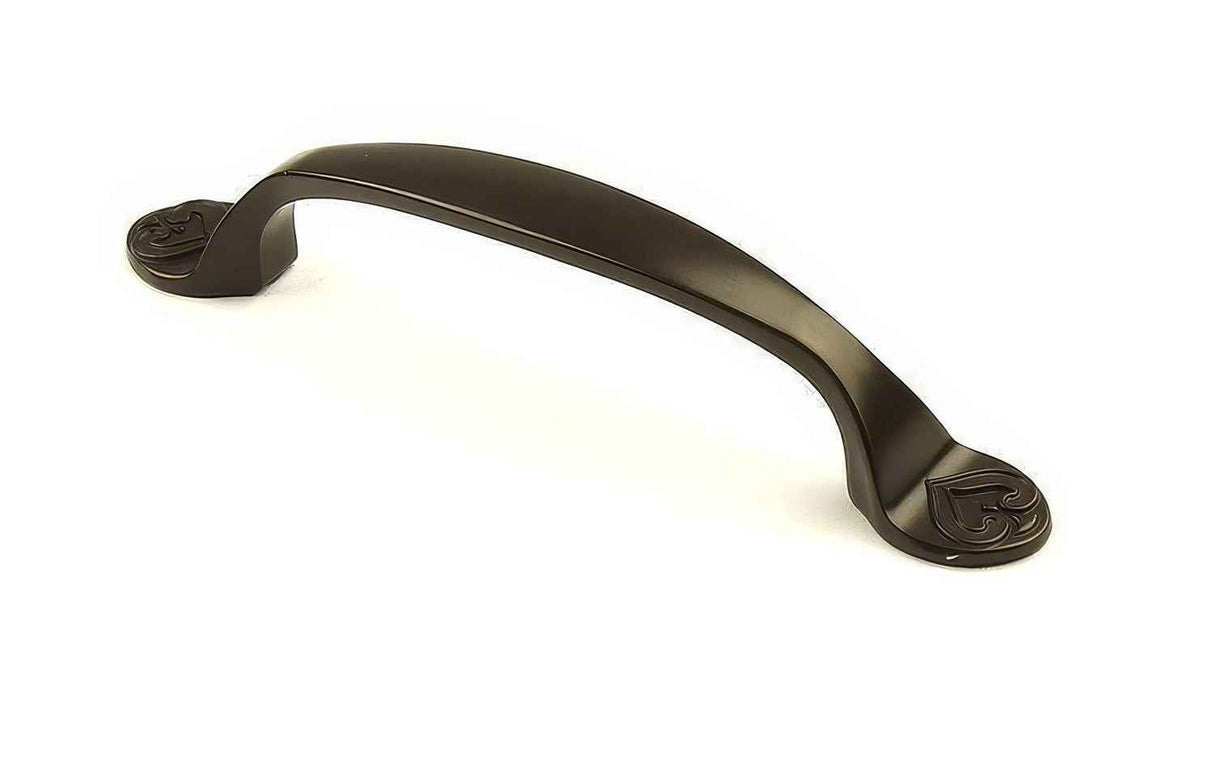 Century Hardware 28046-OBL Iris cabinet pull handle in polished brass, additional view