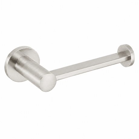 2804DISKUS14: Emtek Diskus wall mounted toilet paper holder in Polished Nickel Lifetime finish