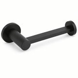 2804DISKUS19: Emtek Diskus wall mounted toilet paper holder in Flat Black finish