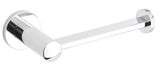 Emtek Brass Bar Style Paper Holder with Disk Rosette in Polished Chrome