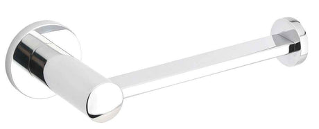Emtek Brass Bar Style Paper Holder with Disk Rosette in Polished Chrome
