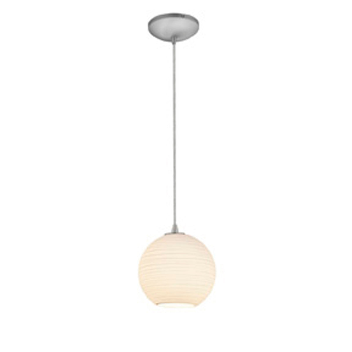 Access Lighting 28085-3C-BS/WHTLN (s) 1-light pendant