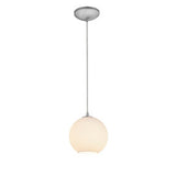 Access Lighting 28085-3C-BS/WHTLN (s) 1-light pendant