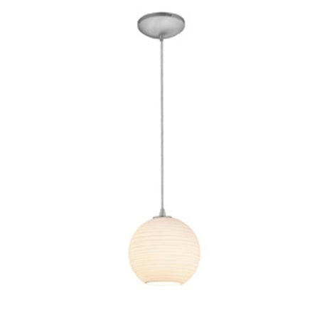 Access Lighting 28085-3C-BS/WHTLN (s) 1-light pendant