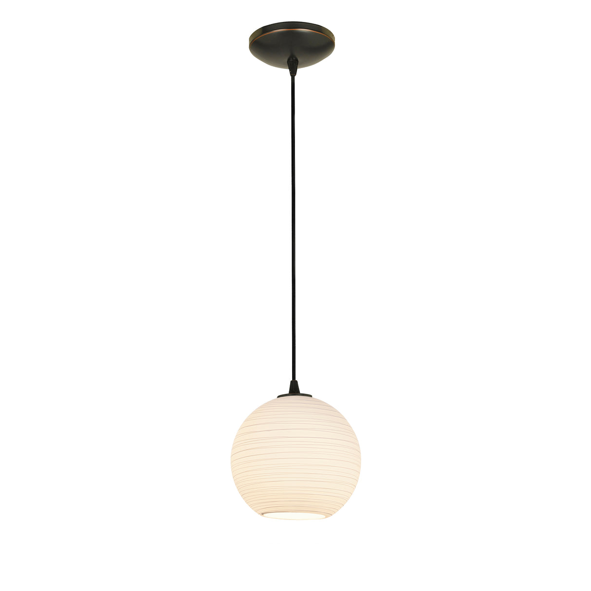 Access Lighting 28085-3C-ORB/WHTLN (s) 1-light pendant